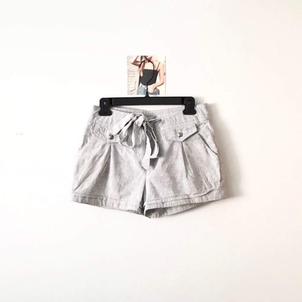 Have & Have Striped Belted Shorts
